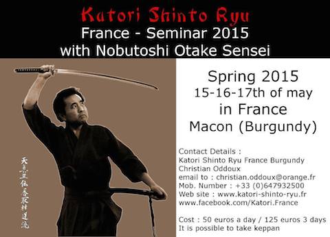 Seminar with Otake Nobutoshi sensei in France
